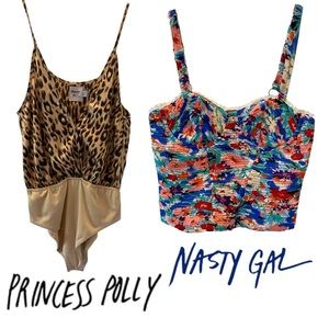 Bundle‎ of Trendy Tops - Princess Polly and Nasty Girl
